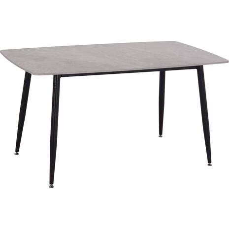 ΤΡΑΠΕΖΙ RAVEN HM18149.13 ΚΕΡΑΜΙΚΟ TOP ΜΕ ΟΨΗ ΓΚΡΙ ΜΑΡΜΑΡΟ 140x80x74Υεκ.