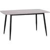 ΤΡΑΠΕΖΙ RAVEN HM18149.13 ΚΕΡΑΜΙΚΟ TOP ΜΕ ΟΨΗ ΓΚΡΙ ΜΑΡΜΑΡΟ 140x80x74Υεκ.