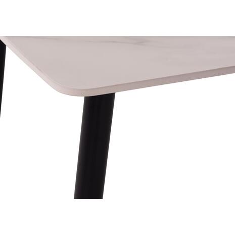 ΤΡΑΠΕΖΙ RAVEN HM18150.01 ΚΕΡΑΜΙΚΟ TOP ΜΕ ΟΨΗ ΛΕΥΚΟ ΜΑΡΜΑΡΟ 160x80x74Υεκ.