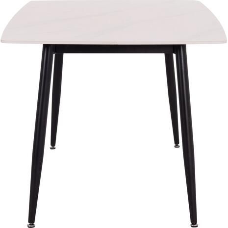 ΤΡΑΠΕΖΙ RAVEN HM18150.01 ΚΕΡΑΜΙΚΟ TOP ΜΕ ΟΨΗ ΛΕΥΚΟ ΜΑΡΜΑΡΟ 160x80x74Υεκ.