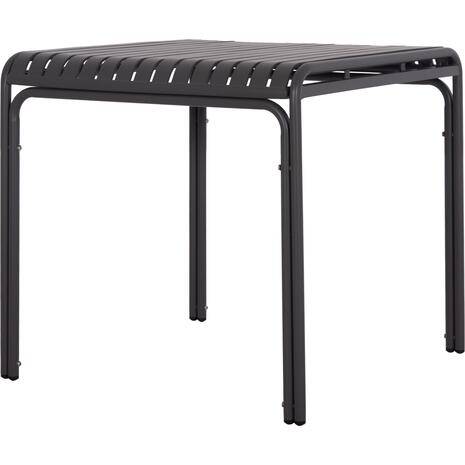 ΤΡΑΠΕΖΙ ΤΕΤΡΑΓΩΝΟ ΑΛΟΥΜΙΝΙΟΥ RACHEL HM6338.01 ΓΚΡΙ 80x80x76Υεκ.