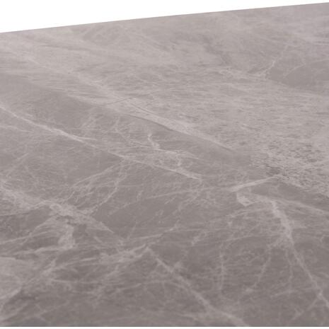 ΤΡΑΠΕΖΙ RAVEN HM9854.13 ΚΕΡΑΜΙΚΟ TOP ΓΚΡΙ ΜΑΡΜΑΡΟ-ΜΑΥΡΟ ΜΕΤΑΛΛΟ 120x70x73Υεκ.