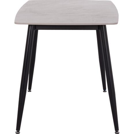 ΤΡΑΠΕΖΙ RAVEN HM9854.13 ΚΕΡΑΜΙΚΟ TOP ΓΚΡΙ ΜΑΡΜΑΡΟ-ΜΑΥΡΟ ΜΕΤΑΛΛΟ 120x70x73Υεκ.