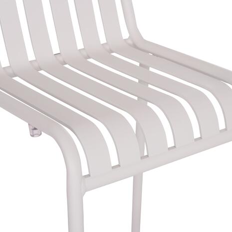 ΣΚΑΜΠΟ ΜΠΑΡ ΑΛΟΥΜΙΝΙΟΥ RACHEL HM6341.02 ΛΕΥΚΟ 47x56,5x98,5Υεκ.