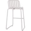 ΣΚΑΜΠΟ ΜΠΑΡ ΑΛΟΥΜΙΝΙΟΥ RACHEL HM6341.02 ΛΕΥΚΟ 47x56,5x98,5Υεκ.