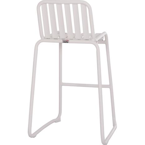 ΣΚΑΜΠΟ ΜΠΑΡ ΑΛΟΥΜΙΝΙΟΥ RACHEL HM6341.02 ΛΕΥΚΟ 47x56,5x98,5Υεκ.