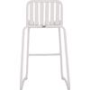 ΣΚΑΜΠΟ ΜΠΑΡ ΑΛΟΥΜΙΝΙΟΥ RACHEL HM6341.02 ΛΕΥΚΟ 47x56,5x98,5Υεκ.