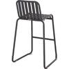 ΣΚΑΜΠΟ ΜΠΑΡ ΑΛΟΥΜΙΝΙΟΥ RACHEL HM6341.01 ΓΚΡΙ 47x56,5x98,5Υεκ.