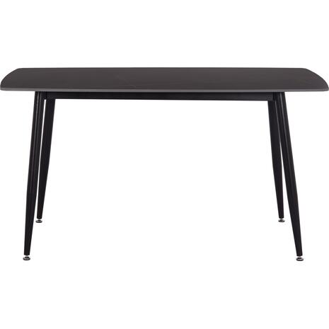 ΤΡΑΠΕΖΙ RAVEN HM18149.02 ΚΕΡΑΜΙΚΟ TOP ΜΕ ΟΨΗ ΜΑΥΡΟ ΜΑΡΜΑΡΟ 140x80x74Υεκ.