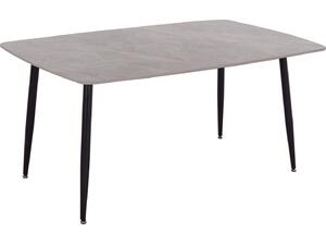 ΤΡΑΠΕΖΙ RAVEN HM18150.13 ΚΕΡΑΜΙΚΟ TOP ΜΕ ΟΨΗ ΓΚΡΙ ΜΑΡΜΑΡΟ 160x80x74Υεκ.