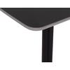 ΤΡΑΠΕΖΙ RAVEN HM18150.02 ΚΕΡΑΜΙΚΟ TOP ΜΕ ΟΨΗ ΜΑΥΡΟ ΜΑΡΜΑΡΟ 160x80x74Υεκ.