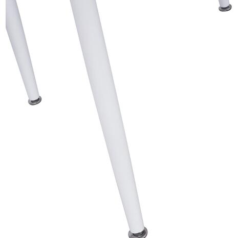 ΤΡΑΠΕΖΙ ΤΡΑΠΕΖΑΡΙΑΣ PALOMA HM8335.02, 70Χ70X76,5, SONOMA, ΛΕΥΚΑ ΠΟΔΙΑ
