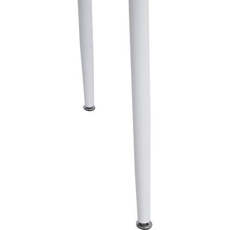 ΤΡΑΠΕΖΙ ΤΡΑΠΕΖΑΡΙΑΣ PALOMA HM8334.02, 120X70X76,5- SONOMA, ΛΕΥΚΑ ΠΟΔΙΑ