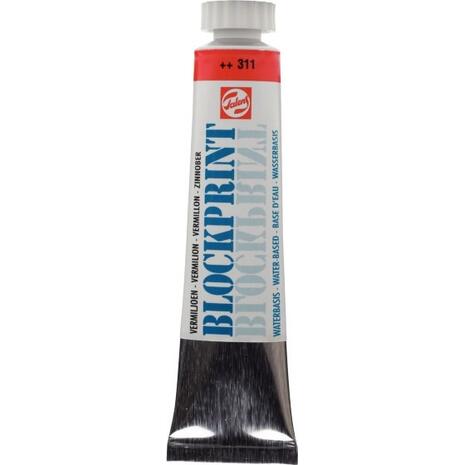 Μελάνι τυπώματος χαρακτικής Talens Blockprint σωληνάριο 20ml 311 Vermilion