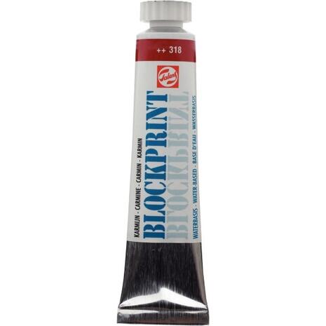 Μελάνι τυπώματος χαρακτικής Talens Blockprint σωληνάριο 20ml 318 Carmine Red