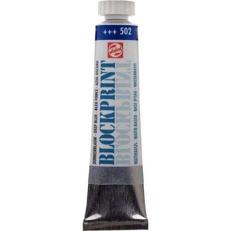 Μελάνι τυπώματος χαρακτικής Talens Blockprint σωληνάριο 20ml 502 Deep Blue