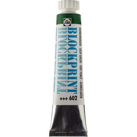 Μελάνι τυπώματος χαρακτικής Talens Blockprint σωληνάριο 20ml 502 Deep Green