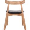 KΑΡΕΚΛΑ ΤΡΑΠΕΖΑΡΙΑΣ SEKAN HM18245.04 RUBBERWOOD-ΜΑΥΡΟ PU 60x54x72Υεκ (σετ 2 τεμαχίων)