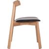 KΑΡΕΚΛΑ ΤΡΑΠΕΖΑΡΙΑΣ SEKAN HM18245.04 RUBBERWOOD-ΜΑΥΡΟ PU 60x54x72Υεκ (σετ 2 τεμαχίων)
