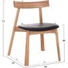 KΑΡΕΚΛΑ ΤΡΑΠΕΖΑΡΙΑΣ SEKAN HM18245.04 RUBBERWOOD-ΜΑΥΡΟ PU 60x54x72Υεκ (σετ 2 τεμαχίων)
