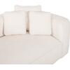 ΚΑΝΑΠΕΣ ΓΩΝΙΑ (ΑΡΙΣΤΕΡΗ) 3-ΘΕΣΙΟΣ GRACE HM3280.02L ΛΕΥΚΟ ΥΦΑΣΜΑ 252x160x70-90Υεκ