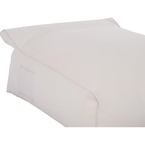 ΠΟΥΦ YAMIN 2ΑΤΟΜΩΝ ΜΕ TEXTILENE 600gr/m2 2X1 ΛΕΥΚΟ HM5773.11 140x140x40-60Υεκ.