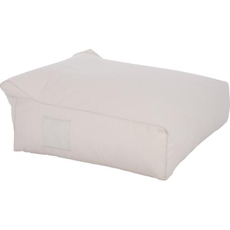 ΠΟΥΦ YAMIN 2ΑΤΟΜΩΝ ΜΕ TEXTILENE 600gr/m2 2X1 ΛΕΥΚΟ HM5773.11 140x140x40-60Υεκ.