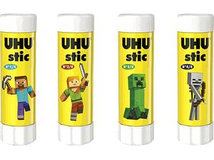 Κόλλα UHU Stick Minecraft 40gr No 2/4 διάφορα σχέδια