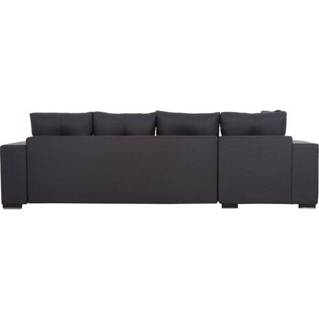 ΓΩΝΙΑΚΟΣ ΚΑΝΑΠΕΣ-ΚΡΕΒΑΤΙ ΜΕ ΑΠΟΘ.ΧΩΡΟ TRENDSTON HM3302.01L ΓΚΡΙ ΥΦΑΣΜΑ 298x177x95Υεκ