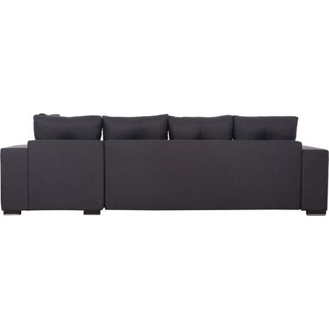 ΓΩΝΙΑΚΟΣ ΚΑΝΑΠΕΣ-ΚΡΕΒΑΤΙ ΜΕ ΑΠΟΘ.ΧΩΡΟ TRENDSTON HM3302.01R ΓΚΡΙ ΥΦΑΣΜΑ 298x177x95Υεκ