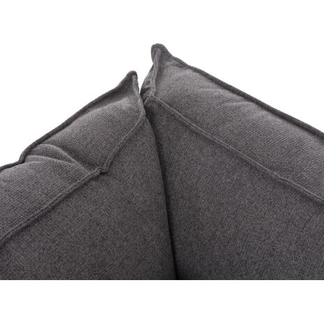 ΓΩΝΙΑΚΟΣ ΚΑΝΑΠΕΣ-ΚΡΕΒΑΤΙ ΜΕ ΑΠΟΘ.ΧΩΡΟ SAFFIRA HM3303.01L ΓΚΡΙ ΥΦΑΣΜΑ 270x195x100Υεκ.