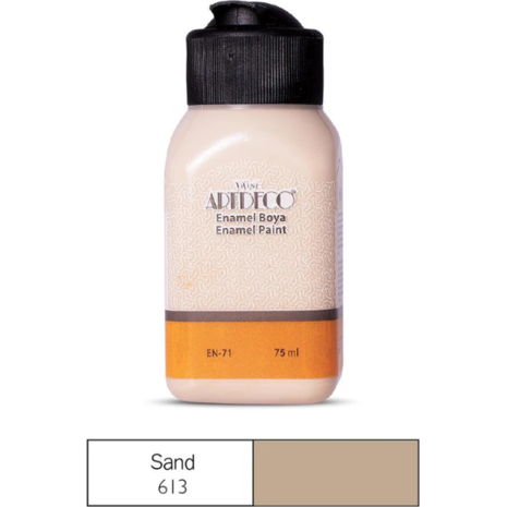 Χρώμα για Γυαλί/Κεραμικό Artdeco Enamel 75ml Sand 613