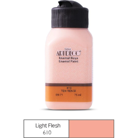 Χρώμα για Γυαλί/Κεραμικό Artdeco Enamel 75ml Light Flesh 610