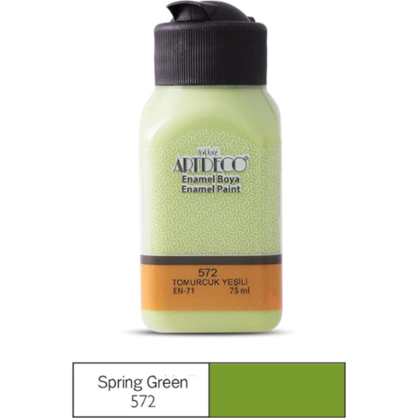 Χρώμα για Γυαλί/Κεραμικό Artdeco Enamel 75ml Spring Green 572