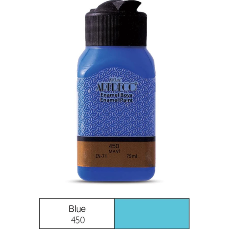 Χρώμα για Γυαλί/Κεραμικό Artdeco Enamel 75ml Blue 450