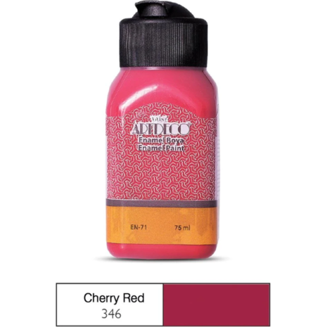 Χρώμα για Γυαλί/Κεραμικό Artdeco Enamel 75ml Cherry Red 346