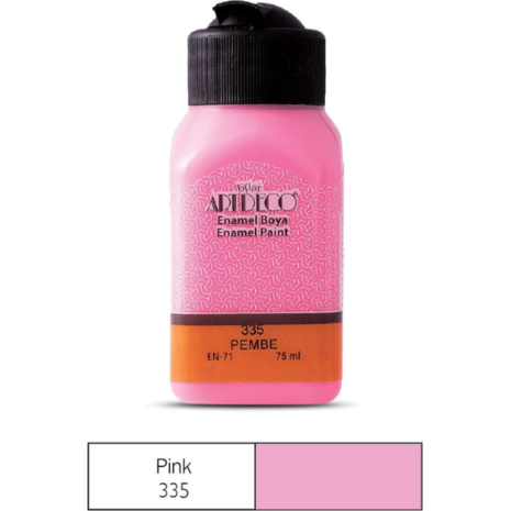 Χρώμα για Γυαλί/Κεραμικό Artdeco Enamel 75ml Pink 335