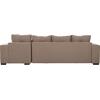 ΓΩΝΙΑΚΟΣ ΚΑΝΑΠΕΣ-ΚΡΕΒΑΤΙ ΜΕ ΑΠΟΘ.ΧΩΡΟ TRENDSTON HM3302.03R ΜΠΕΖ ΥΦΑΣΜΑ 298x177x95Υεκ