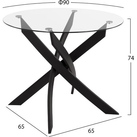 ΣΕΤ ΤΡΑΠΕΖΑΡΙΑΣ 5ΤΜΧ LADY HM21199.01 ΓΥΑΛΙ--ΜΕΤΑΛΛΟ ΣΕ ΜΑΥΡΟ & ΒΕΛΟΥΔΟ ΓΚΡΙ