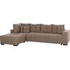 ΓΩΝΙΑΚΟΣ ΚΑΝΑΠΕΣ-ΚΡΕΒΑΤΙ ΜΕ ΑΠΟΘ.ΧΩΡΟ TRENDSTON HM3302.03L ΜΠΕΖ ΥΦΑΣΜΑ 298x177x95Υεκ