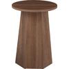 ΤΡΑΠΕΖΙ ΣΑΛΟΝΙΟΥ CARPEN HM18270 MDF ΜΕ ΕΠΕΝΔΥΣΗ PAPERWOOD Φ40x55Υεκ.