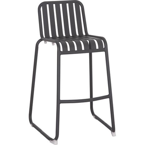 ΣΚΑΜΠΟ ΜΠΑΡ ΑΛΟΥΜΙΝΙΟΥ RACHEL HM6341.01 ΓΚΡΙ 47x56,5x98,5Υεκ.