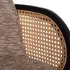 ΠΟΛΥΘΡΟΝΑ ΤΡΑΠΕΖΑΡΙΑΣ BECKER HM18246.03 PLYWOOD ΜΑΥΡΟ--ΚΑΦΕ ΥΦΑΣΜΑ 54x62x79Υεκ. (σετ 2 τεμαχίων)