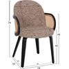 ΠΟΛΥΘΡΟΝΑ ΤΡΑΠΕΖΑΡΙΑΣ BECKER HM18246.03 PLYWOOD ΜΑΥΡΟ--ΚΑΦΕ ΥΦΑΣΜΑ 54x62x79Υεκ. (σετ 2 τεμαχίων)
