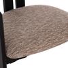 ΠΟΛΥΘΡΟΝΑ ΤΡΑΠΕΖΑΡΙΑΣ KALL HM18247.02 ΚΑΦΕ ΥΦΑΣΜΑ--PLYWOOD ΣΕ ΜΑΥΡΟ 56x45x73Υεκ (σετ 2 τεμαχίων)