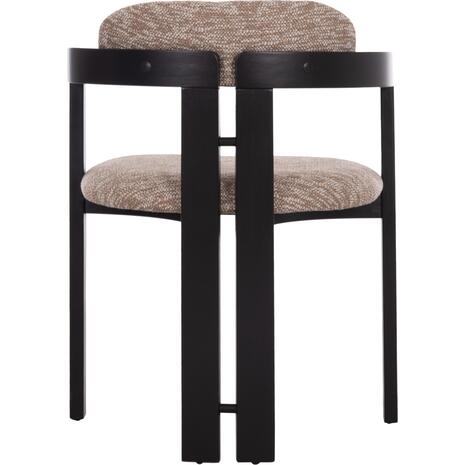 ΠΟΛΥΘΡΟΝΑ ΤΡΑΠΕΖΑΡΙΑΣ KALL HM18247.02 ΚΑΦΕ ΥΦΑΣΜΑ--PLYWOOD ΣΕ ΜΑΥΡΟ 56x45x73Υεκ (σετ 2 τεμαχίων)