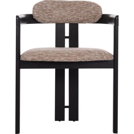 ΠΟΛΥΘΡΟΝΑ ΤΡΑΠΕΖΑΡΙΑΣ KALL HM18247.02 ΚΑΦΕ ΥΦΑΣΜΑ--PLYWOOD ΣΕ ΜΑΥΡΟ 56x45x73Υεκ (σετ 2 τεμαχίων)