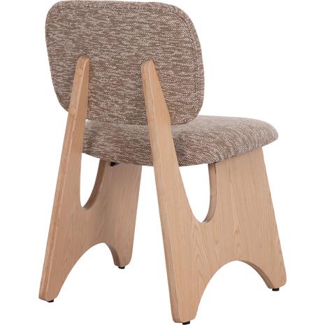 ΚΑΡΕΚΛΑ ΤΡΑΠΕΖΑΡΙΑΣ BELLISI HM18248.01 ΚΑΦΕ ΥΦΑΣΜΑ-PLYWOOD ΧΡΩΜΑ ΔΡΥΟΣ 53x56x78Υεκ. (σετ 2 τεμαχίων)