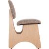 ΚΑΡΕΚΛΑ ΤΡΑΠΕΖΑΡΙΑΣ BELLISI HM18248.01 ΚΑΦΕ ΥΦΑΣΜΑ-PLYWOOD ΧΡΩΜΑ ΔΡΥΟΣ 53x56x78Υεκ. (σετ 2 τεμαχίων)