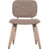 ΚΑΡΕΚΛΑ ΤΡΑΠΕΖΑΡΙΑΣ BELLISI HM18248.01 ΚΑΦΕ ΥΦΑΣΜΑ-PLYWOOD ΧΡΩΜΑ ΔΡΥΟΣ 53x56x78Υεκ. (σετ 2 τεμαχίων)